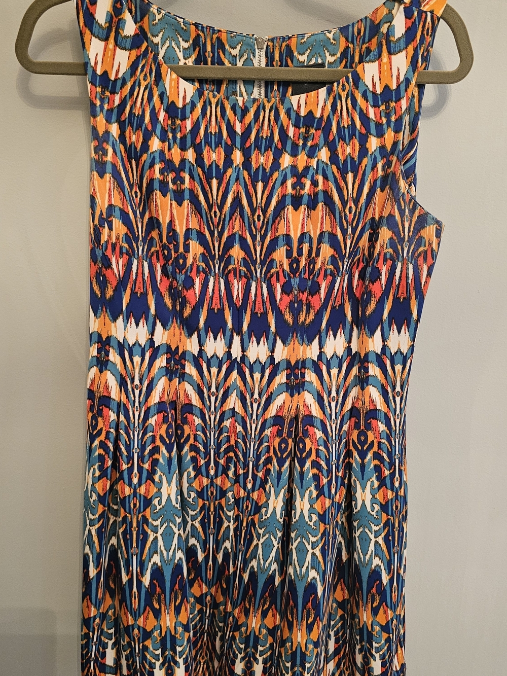 Gabby Skye Sleeveless Fit & Flare Dress | Size 12P